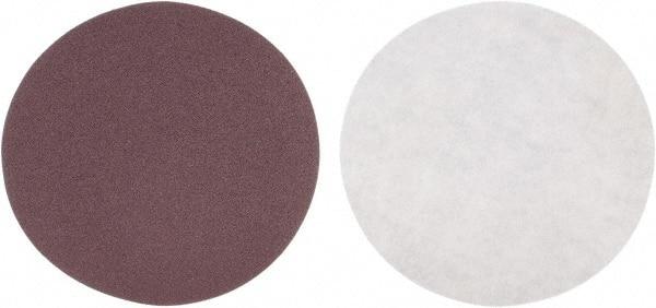 3M - 5" Diam, 100 Grit Aluminum Oxide Adhesive PSA Disc - Fine Grade, Maroon, J Weighted Backing, Flexible, Use with Random Orbital Sanders - Caliber Tooling