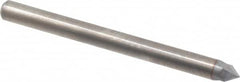 Accupro - 1/8" Diam 2 Flute Single End Solid Carbide Chamfer Mill - Caliber Tooling