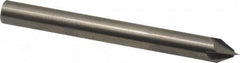 Accupro - 1/4" Diam 4 Flute Single End Solid Carbide Chamfer Mill - Caliber Tooling