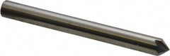 Accupro - 1/4" Diam 4 Flute Single End Solid Carbide Chamfer Mill - Caliber Tooling