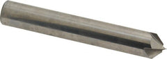 Accupro - 3/8" Diam 4 Flute Single End Solid Carbide Chamfer Mill - Caliber Tooling