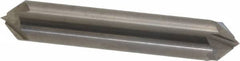 Accupro - 1/2" Diam 4 Flute Double End Solid Carbide Chamfer Mill - Caliber Tooling