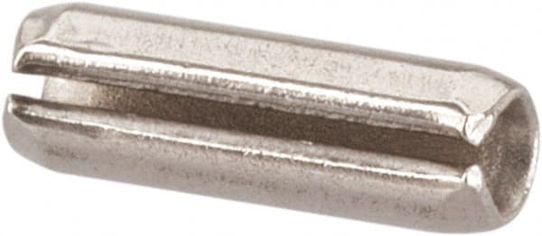 Value Collection - 5/64" Diam x 1/4" Long Slotted Spring Pin - Grade 18-8 Stainless Steel - Caliber Tooling