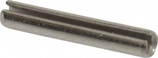 Value Collection - 3/32" Diam x 9/16" Long Slotted Spring Pin - Grade 18-8 Stainless Steel - Caliber Tooling