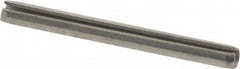 Value Collection - 3/32" Diam x 1" Long Slotted Spring Pin - Grade 18-8 Stainless Steel - Caliber Tooling