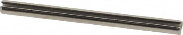 Value Collection - 3/32" Diam x 1-1/4" Long Slotted Spring Pin - Grade 18-8 Stainless Steel - Caliber Tooling