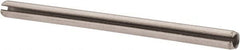 Value Collection - 3/32" Diam x 1-1/2" Long Slotted Spring Pin - Grade 18-8 Stainless Steel - Caliber Tooling