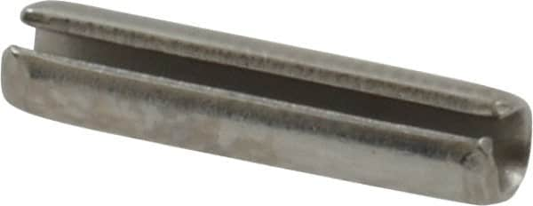 Value Collection - 1/8" Diam x 9/16" Long Slotted Spring Pin - Grade 18-8 Stainless Steel - Caliber Tooling