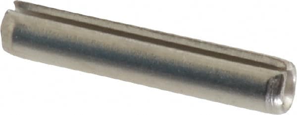 Value Collection - 1/8" Diam x 11/16" Long Slotted Spring Pin - Grade 18-8 Stainless Steel - Caliber Tooling