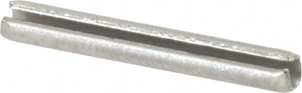 Value Collection - 1/8" Diam x 15/16" Long Slotted Spring Pin - Grade 18-8 Stainless Steel - Caliber Tooling