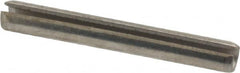 Value Collection - 1/8" Diam x 1" Long Slotted Spring Pin - Grade 18-8 Stainless Steel - Caliber Tooling