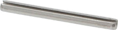 Value Collection - 1/8" Diam x 1-1/4" Long Slotted Spring Pin - Grade 18-8 Stainless Steel - Caliber Tooling