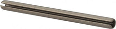 Value Collection - 1/8" Diam x 1-5/8" Long Slotted Spring Pin - Grade 18-8 Stainless Steel - Caliber Tooling