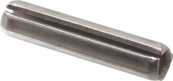 Value Collection - 3/16" Diam x 7/8" Long Slotted Spring Pin - Grade 18-8 Stainless Steel - Caliber Tooling