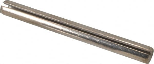 Value Collection - 1/2" Diam x 5" Long Slotted Spring Pin - Grade 18-8 Stainless Steel - Caliber Tooling