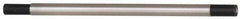 Interstate - 2-3/4" Face Diam, Standard Lathe Mandrel - 13" OAL - Caliber Tooling