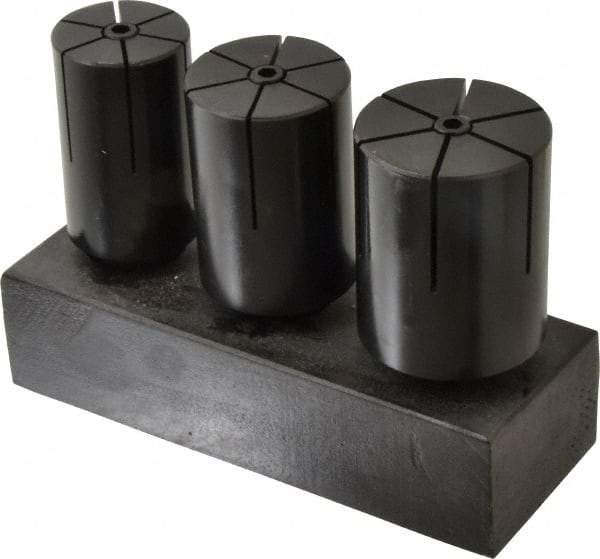 Interstate - 3 Piece 1/4" Increment Expanding Lathe Arbor Set - 1-1/2, 1-3/4, & 2" Arbors, 4" OAL - Caliber Tooling