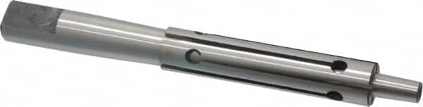 Interstate - 1/2 to 9/16" Grip, Expanding Lathe Mandrel - 1/2" Shank Diam, 2-1/2" Sleeve Length, 5" Arbor Length - Caliber Tooling