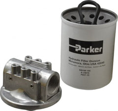 Parker - 1-1/4 NPTF, 10 Micron, Filter Assembly - Cellulose - Caliber Tooling