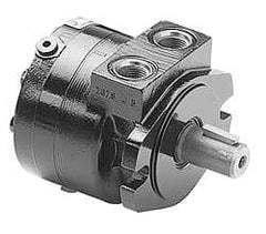 Parker - SAE Thread, 7/8-14" Port Size, 740 Max RPM, Bi Rotational, SAE A Mount Hydraulic Motor - 2,500 Max psi, 5.4 Cu In Displacement, 180°F Max - Caliber Tooling