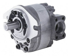 Parker - 2 GPM, 7/8-14 UNF-2B SAE Inlet Size, 2,500 RPM, 1/2" Shaft Diam, SAE AA Mount, Hydraulic Gear Pump - 2.04 GPM at 1,800 RPM, 4.08 GPM at 3,600 RPM, 2,500 psi Max Working Pressure, 7/8-14 SAE Port Size - Caliber Tooling