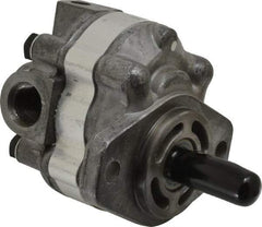 Parker - 3.1 GPM, 7/8-14 UNF-2B SAE Inlet Size, 2,500 RPM, 1/2" Shaft Diam, SAE AA Mount, Hydraulic Gear Pump - 3.15 GPM at 1,800 RPM, 6.3 GPM at 3,600 RPM, 2,500 psi Max Working Pressure, 7/8-14 SAE Port Size - Caliber Tooling