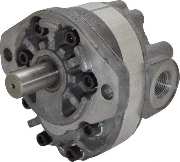 Parker - 9.2 GPM, 1-1/6-12 UNF-2B SAE Inlet Size, 2,500 RPM, 3/4" Shaft Diam, SAE A Mount, Hydraulic Gear Pump - 9.18 GPM at 1,800 RPM, 18.36 GPM at 3,600 RPM, 2,500 psi Max Working Pressure, 1-1/16-12 SAE Port Size - Caliber Tooling