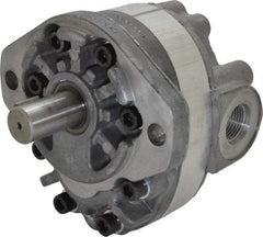 Parker - 9.2 GPM, 1-1/6-12 UNF-2B SAE Inlet Size, 2,500 RPM, 3/4" Shaft Diam, SAE A Mount, Hydraulic Gear Pump - 9.18 GPM at 1,800 RPM, 18.36 GPM at 3,600 RPM, 2,500 psi Max Working Pressure, 1-1/16-12 SAE Port Size - Caliber Tooling