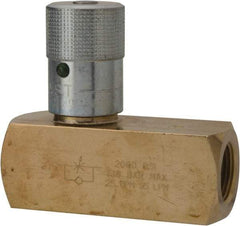 Parker - 25 GPM 3/4 Inlet Brass Hydraulic Control Valve - 3/4-14 Thread - Caliber Tooling