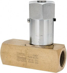 Parker - 40 GPM 1 Inlet Brass Hydraulic Control Valve - 1 - 11-1/2 Thread - Caliber Tooling