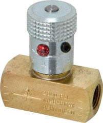 Parker - 3 GPM 1/8 Inlet Brass Hydraulic Control Valve - 1/8-27 Thread - Caliber Tooling