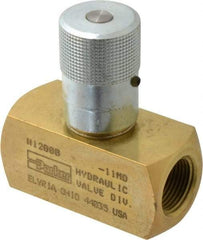 Parker - 25 GPM 3/4 Inlet Brass Hydraulic Control Valve - 3/4-14 Thread - Caliber Tooling