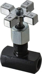 Parker - 5 GPM 1/4 Inlet Steel Hydraulic Control Valve - 1/4-18 Thread - Caliber Tooling