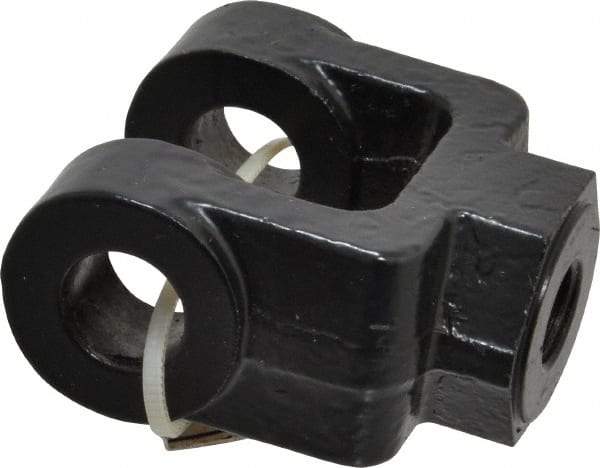 Schrader Bellows - 7/16-20 Thread, Hydraulic Cylinder Female Rod Clevis - 4,250 Lb Capacity - Caliber Tooling