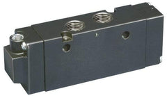 Parker - 4-Way Body Ported Stacking Solenoid Valve - 7 CV Rate, 8.62" Long - Caliber Tooling