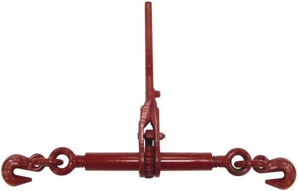 CM - 5,400 Lbs. Load Limit Ratchet Loadbinder - 5/16 Inch Max Chain Size, 8 Inch Take Up, Chain Grade 70 - Caliber Tooling