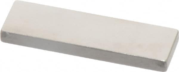 Mitutoyo - 0.11" Rectangular Steel Gage Block - Accuracy Grade 0, Includes Certificate of Inspection - Caliber Tooling