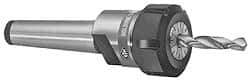 ETM - 0.041" to 0.632" Capacity, 51mm Projection, 2MT Taper Shank, ER25 Collet Chuck - 4.528" OAL - Exact Industrial Supply