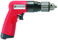 #UT8895 - 3/8" Non-Reversing - Air Powered Drill - Handle Exhaust - Caliber Tooling