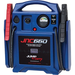 Jump-N-Carry - Automotive Battery Chargers & Jump Starters; Type: Jump Starter ; Amperage Rating: 1700 ; Starter Amperage: 425 ; Voltage: 12 VDC ; Battery Size Group: 12 Volt - Caliber Tooling