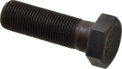 Fairlane - Serrated Tooth, 5/8-18, 2" Shank Length, 1-1/2" Thread Length, Black Oxide Finish, Hex Head, Adjustable Positioning Gripper - 3/4" Pad Diam, 15/16" Hex, 7/16" Head Height, Fine Tooth Grade - Caliber Tooling