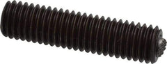 Fairlane - 1/2-13, 2" Thread Length, 9/32" Ball Diam, Serrated Ball Pad Surface, Alloy Steel, Black Oxide, Threaded, Swivel Action Gripper Assemblies - 1/4" Contact Diam, High Speed Steel Ball - Caliber Tooling