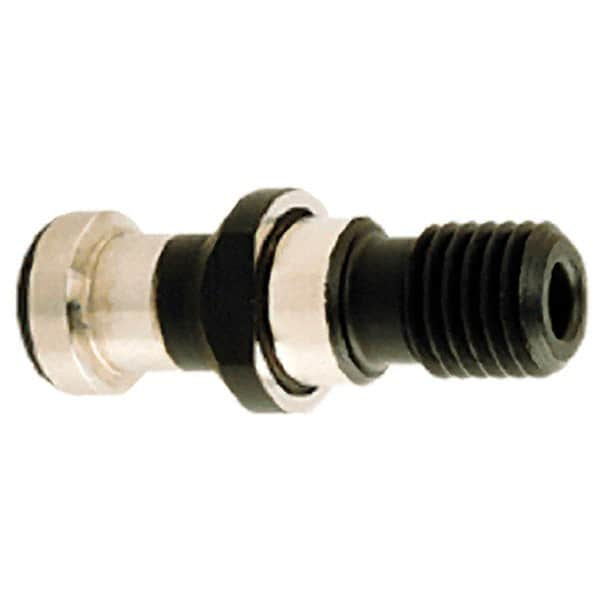 Iscar - DIN69871-50 Taper, M24x3 Thread, 15° Angle Radius, Standard Retention Knob - 2.9134" OAL, 1.1024" Knob Diam, 1.3386" from Knob to Flange - Exact Industrial Supply