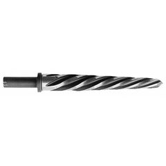 Alvord Polk - 1-1/8" Reamer Diam, 1/2" Diam Straight Shank, 5-9/16" Flute, Construction Reamer - Caliber Tooling