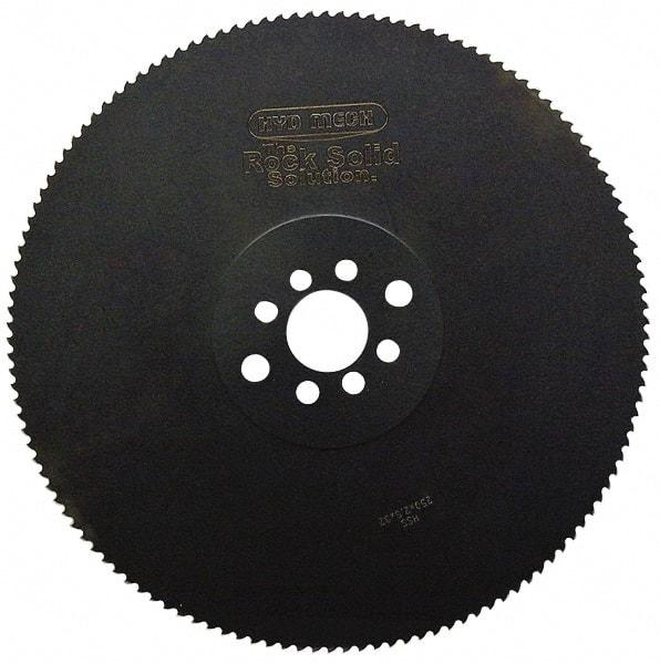 Made in USA - 13-3/4" Blade Diam, 84 Teeth, Carbide-Tipped Cold Saw Blade - 40mm Arbor Hole Diam, 3.2mm Blade Thickness - Caliber Tooling