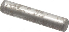 Value Collection - 1/8" Diam x 5/8" Pin Length Alloy Steel Oversized Dowel Pin - C 50-58 Hardness, 3,200 Lb Breaking Strength, 1 Beveled & 1 Rounded End - Caliber Tooling