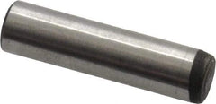 Value Collection - 3/16" Diam x 3/4" Pin Length Alloy Steel Oversized Dowel Pin - C 50-58 Hardness, 7,200 Lb Breaking Strength, 1 Beveled & 1 Rounded End - Caliber Tooling