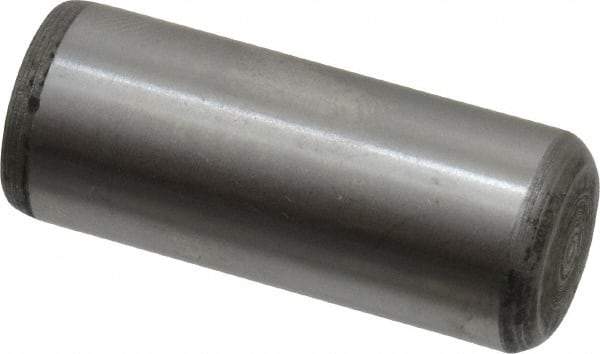 Value Collection - 1/2" Diam x 1-1/4" Pin Length Alloy Steel Oversized Dowel Pin - C 50-58 Hardness, 51,000 Lb Breaking Strength, 1 Beveled & 1 Rounded End - Caliber Tooling