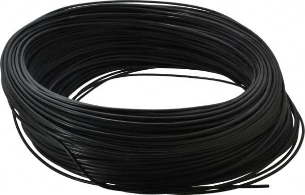 Coilhose Pneumatics - 0.093" ID x 1/8" OD, 500' Long, Nylon Tube - Black, 225 Max psi, -60 to 200°F - Caliber Tooling