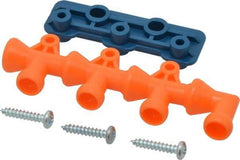 Loc-Line - 1/4" Hose Inside Diam, Coolant Hose Manifold - For Use with Loc-Line Modular Hose System and Shields, 8 Pieces - Caliber Tooling